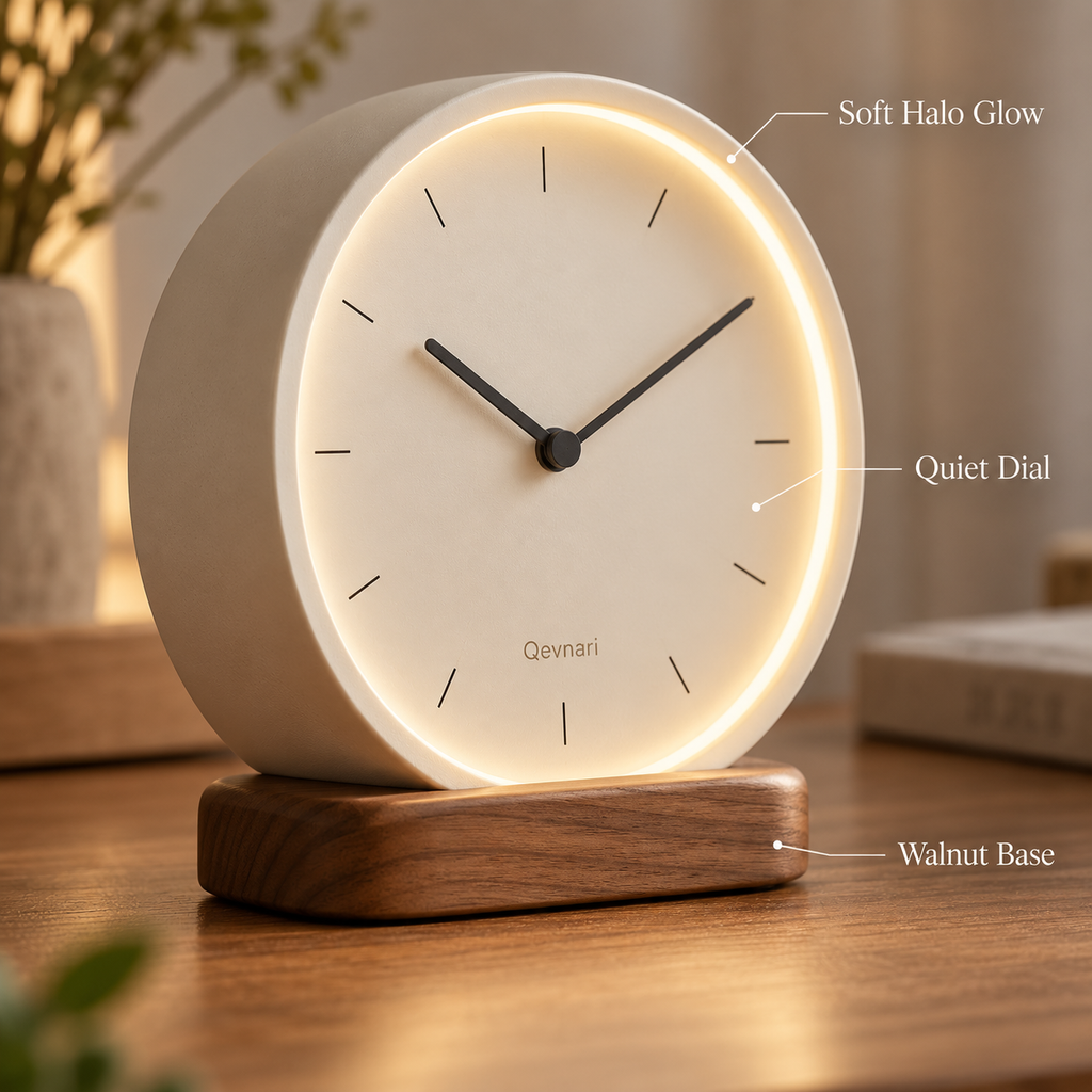 Qevnari™ Halo Dial Clock