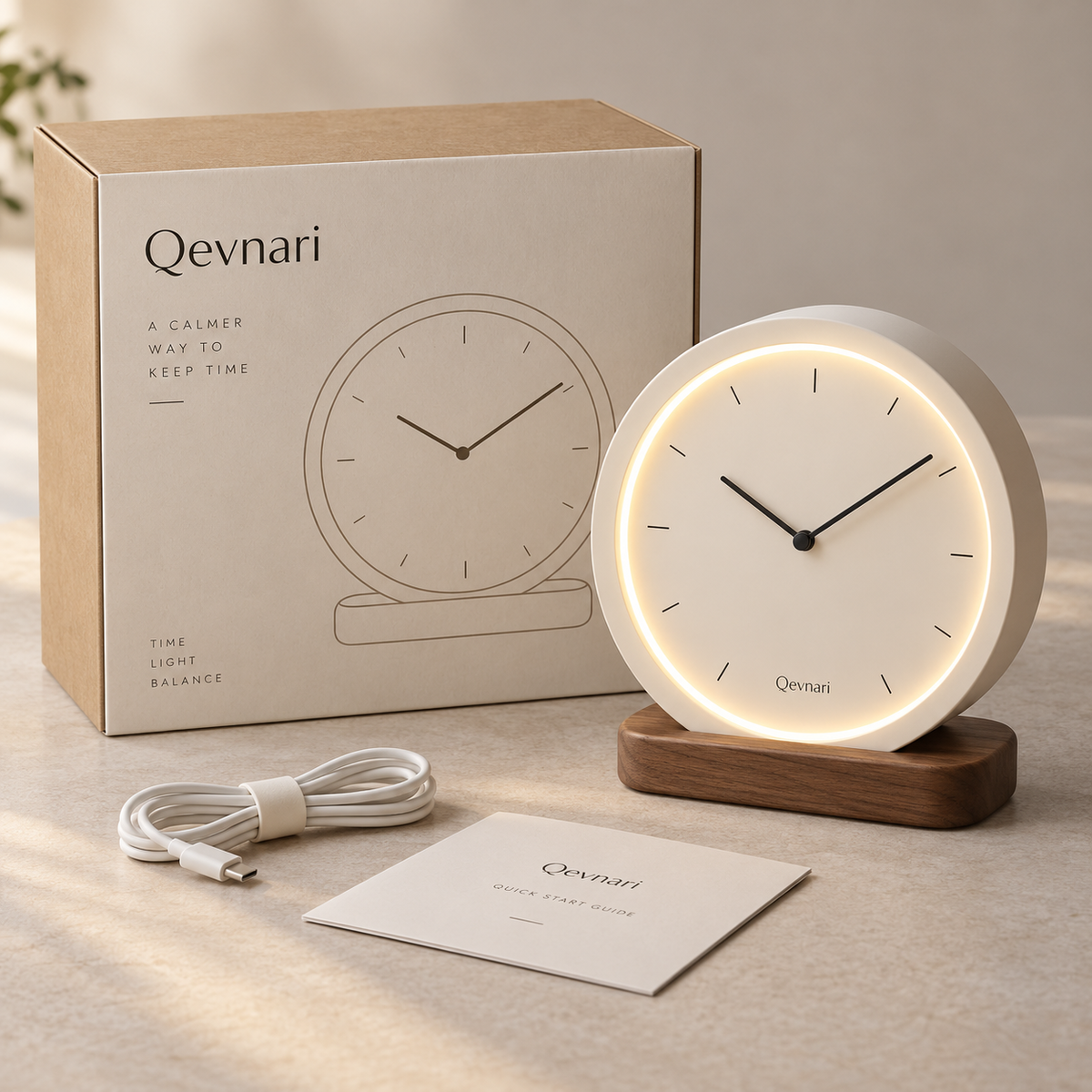 Qevnari™ Halo Dial Clock