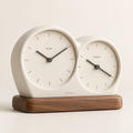 Qevnari™ Twin-Time Desk Clock