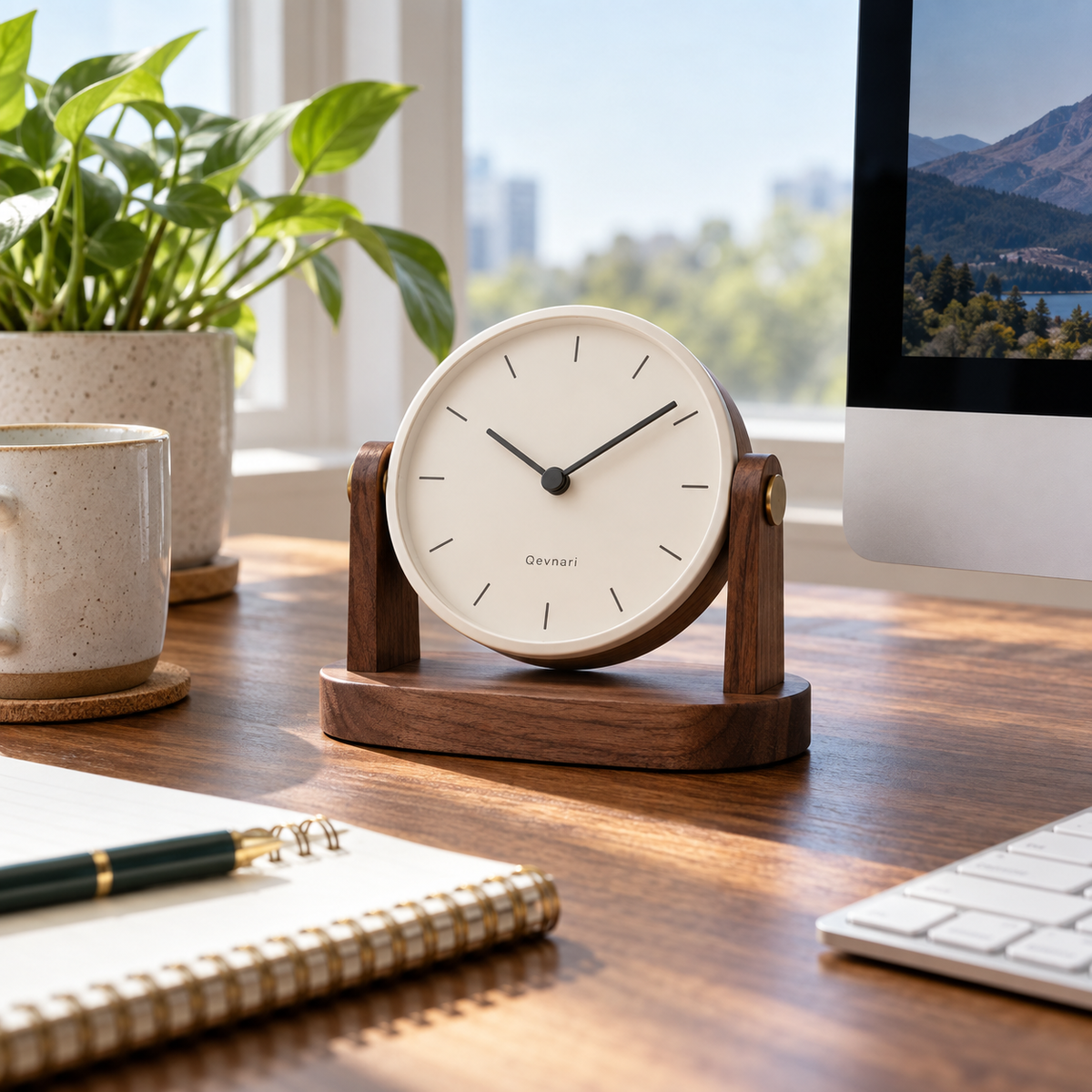 Qevnari™ Pivot Display Clock
