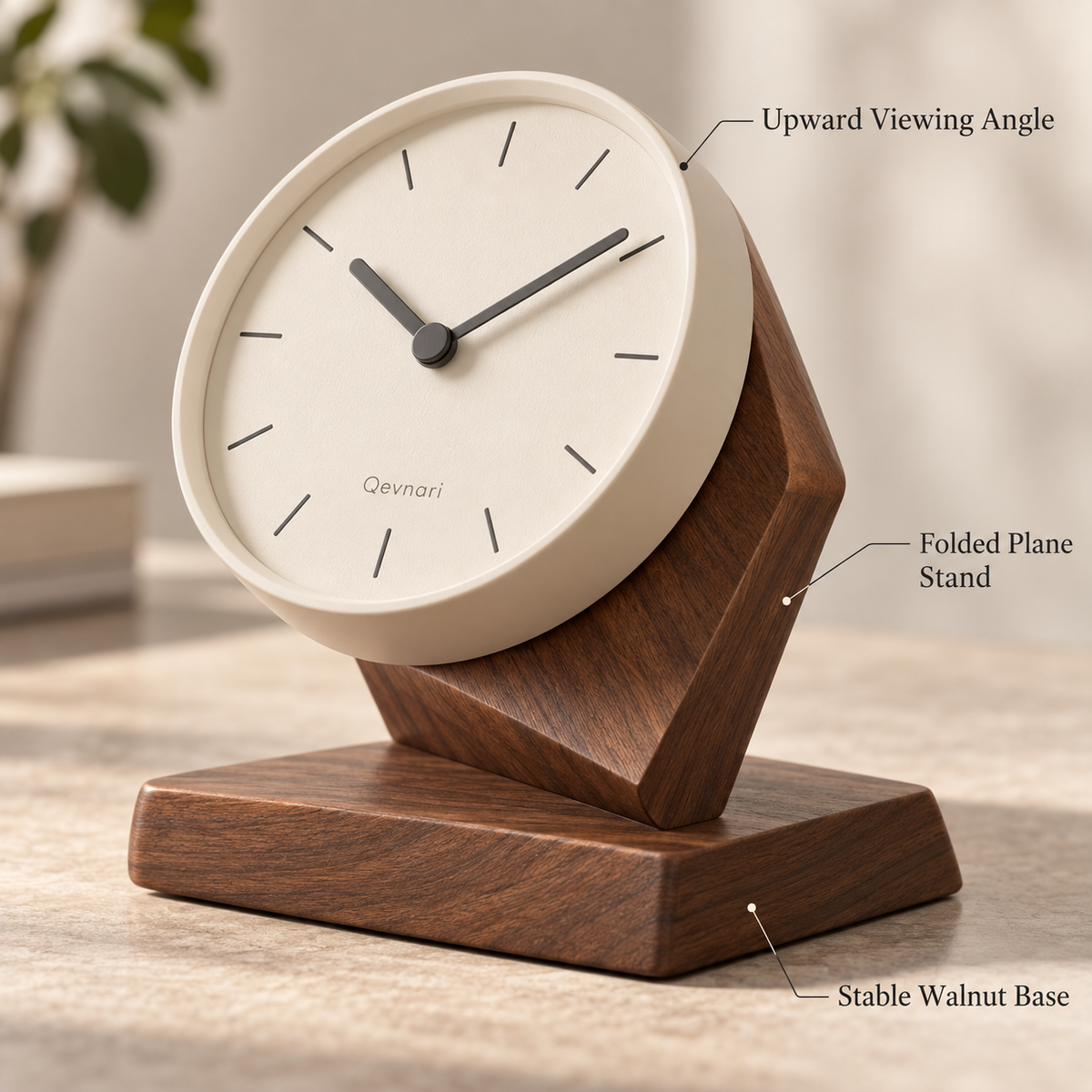 Qevnari™ Fold Stand Clock