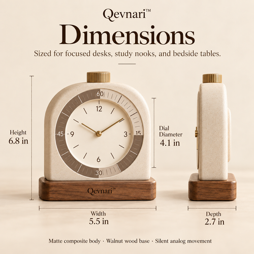 Qevnari™ Focus Timer Clock