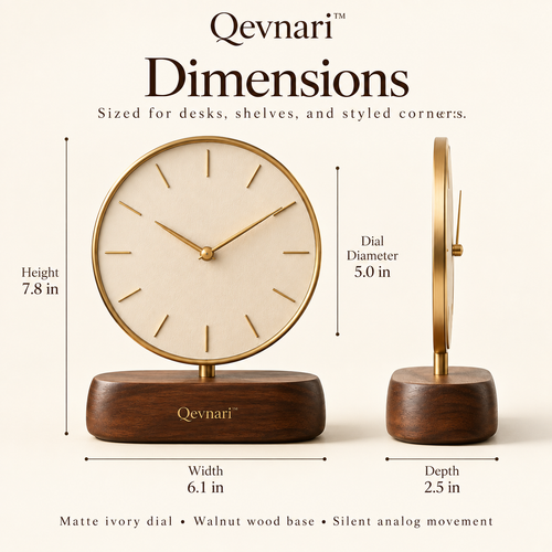 Qevnari™ Gallery Display Clock