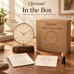 Qevnari™ Gallery Display Clock