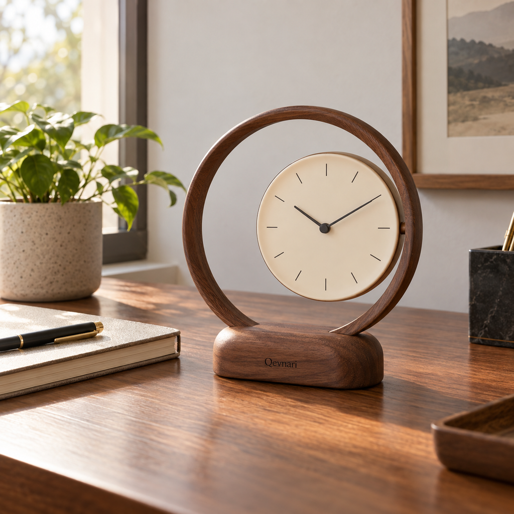 Qevnari™ Orbit Ring Clock