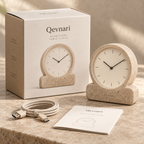 Qevnari™ Sandstone Table Clock