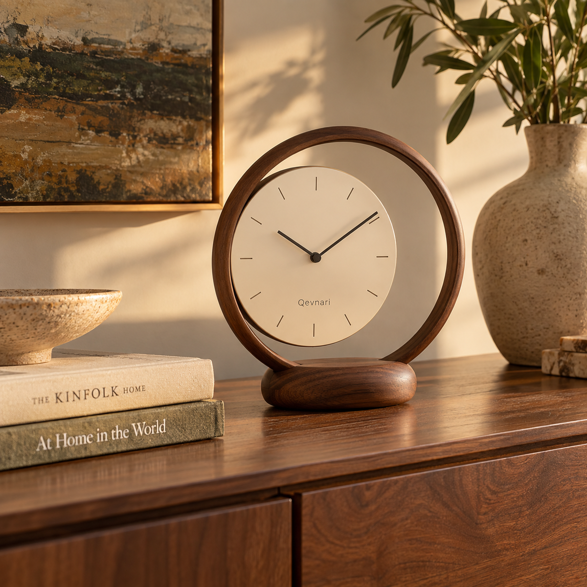 Qevnari™ Orbit Ring Clock